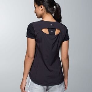 Lululemon Lightened Up Short Sleeve Black
